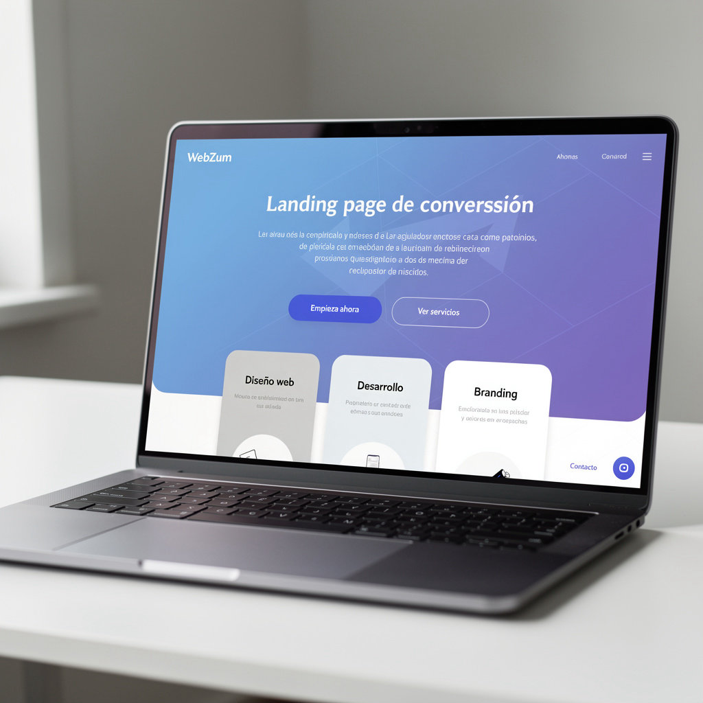 Landing page de conversión